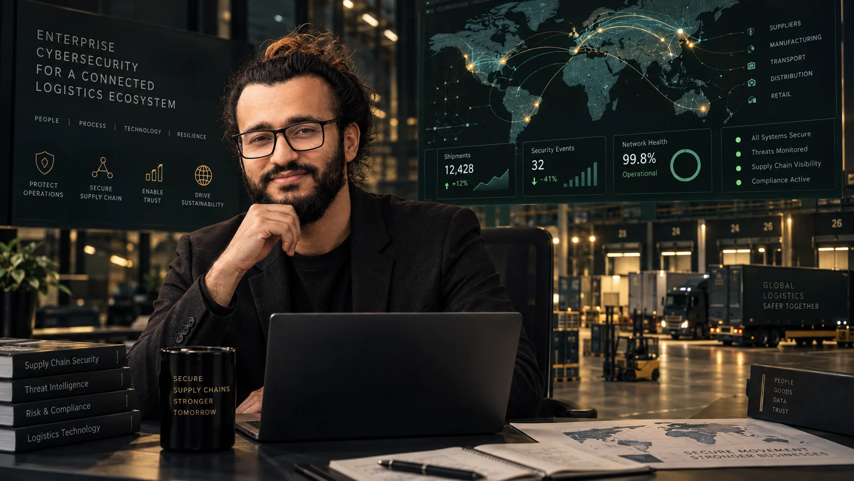 Ganesh Uprety — Enterprise Cybersecurity for a Logistics Ecosystem